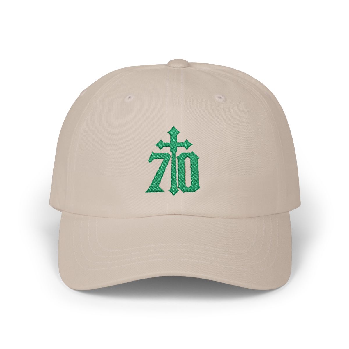 Seventy Times Rising | Cross Emblem Dad Cap
